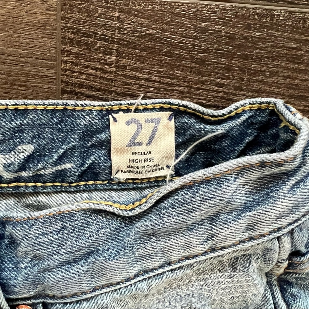Free People Pioneer Straight Jeans in Washed Denim - Picture 5 of 13